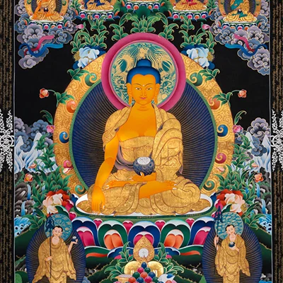 How to Paint Detailed Accessories in Thangka How to Paint Detailed Accessories in Thangka